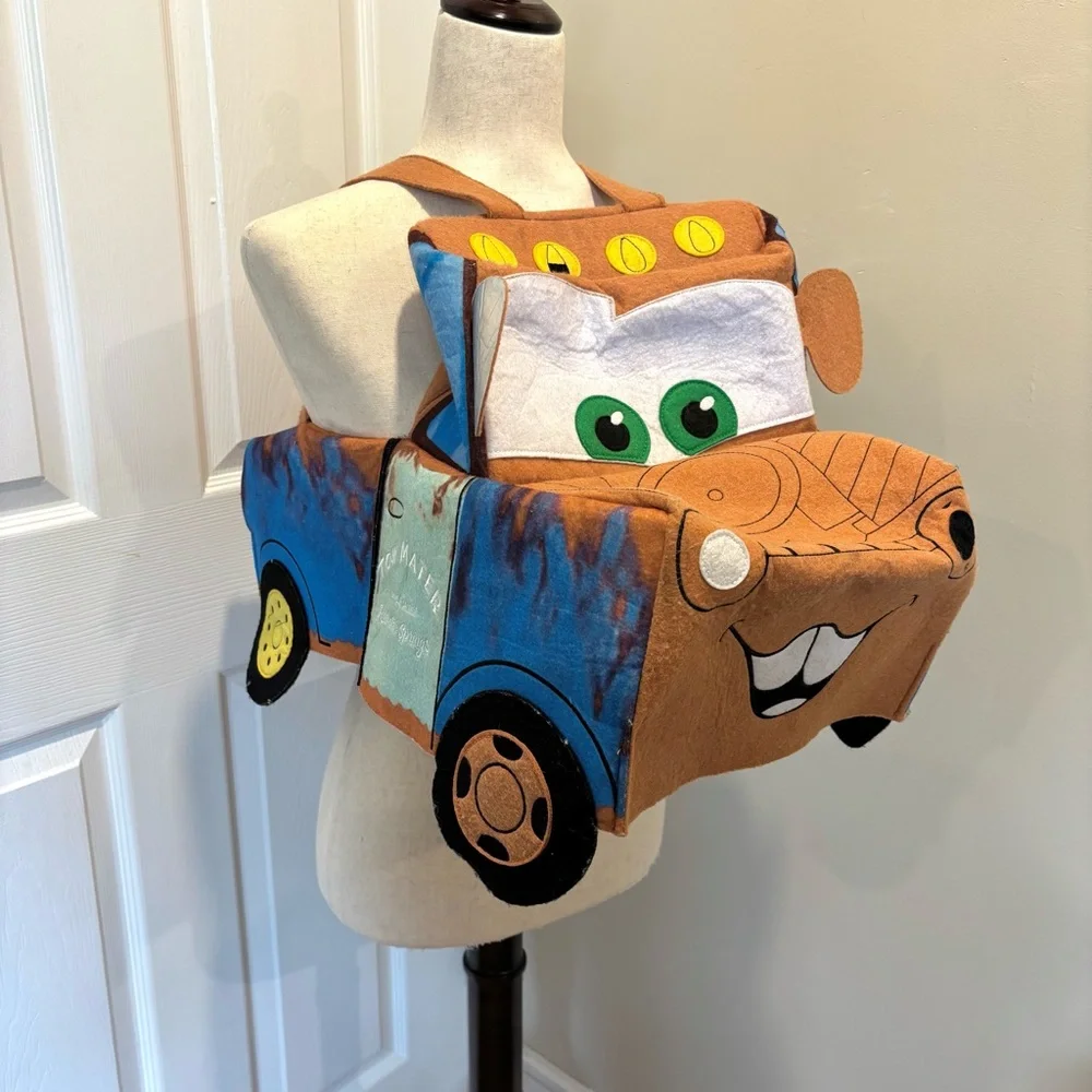 Pottery Barn Kids Disney Cars Mater Halloween Costume S/M - Picture 4 of 10